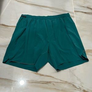 Lululemon Men’s Surge Short 6” Inseam LINED Size XL Teal Blue Green